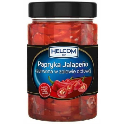 Helcom PAPRYKA JALAPENO CZERWONA w zalewie octowej PIKANTNA
