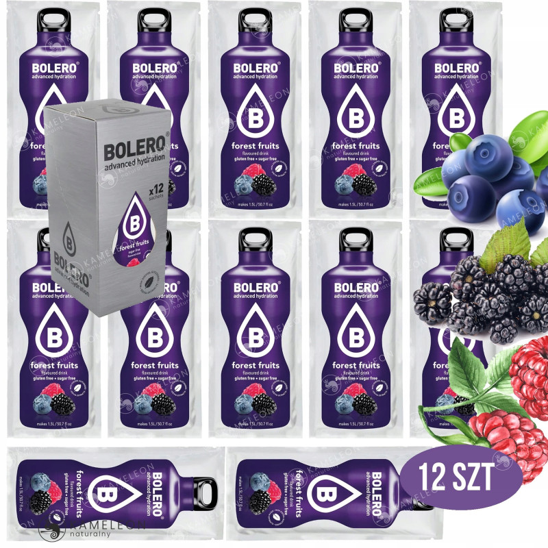 BOLERO DRINK w proszku FOREST FRUITS OWOCE LASU 12