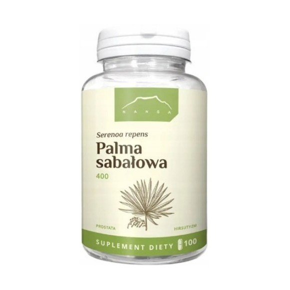Nanga PALMA SABAŁOWA 400mg 100 kapsułek wsparcie PROSTATA