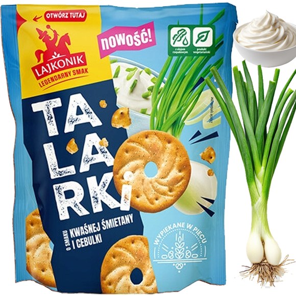 Lajkonik TALARKI SMAK CHAKALAKA+ KWAŚNA ŚMIETANA I CEBULKA