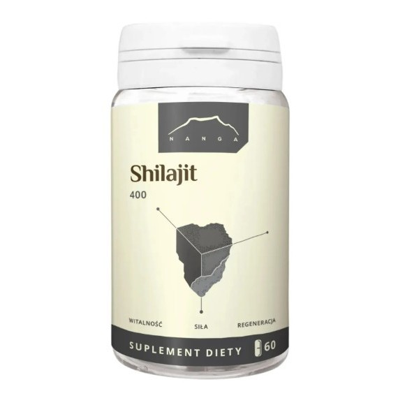 Nanga SHILAJIT Mumio 400mg 60 kapsułek wsparcie WITALNOŚĆ