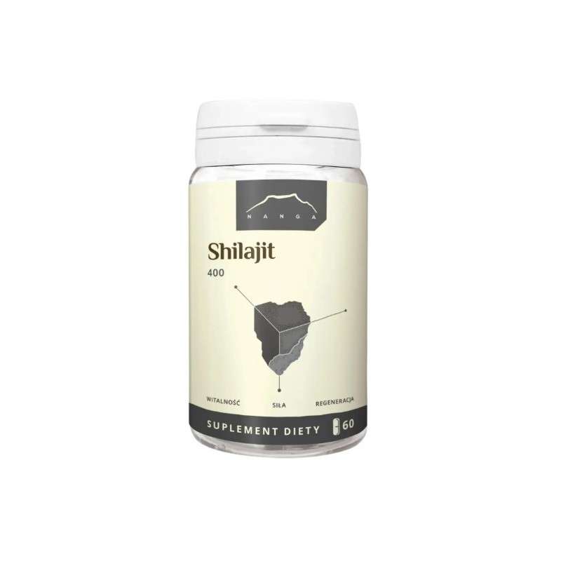 Nanga SHILAJIT Mumio 400mg 60 kapsułek wsparcie WITALNOŚĆ