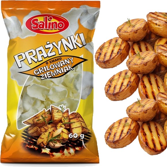 Salino PRAŻYNKI ZIEMNIACZANE MIX 6 SMAKÓW lekkie chrupiące