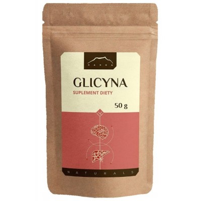 Nanga GLICYNA 50g proszek wsparcie WĄTROBA SEN UKŁAD NERWOWY