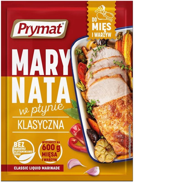 Prymat MARYNATA W PŁYNIE PIKANTNA + KLASYCZNA na 0,6KG