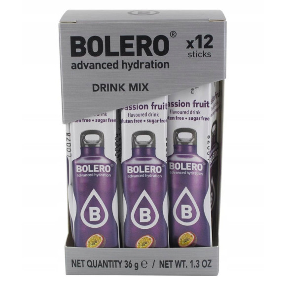 BOLERO DRINK w proszku PASSIONFRUIT MARAKUJA 12x3g BOLERO DRINK w proszku PASSIONFRUIT MARAKUJA 12x3g