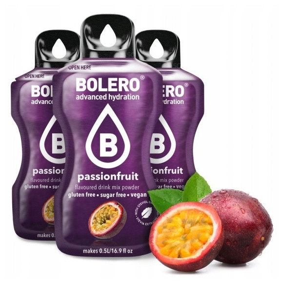 BOLERO DRINK w proszku PASSIONFRUIT MARAKUJA 12x3g BOLERO DRINK w proszku PASSIONFRUIT MARAKUJA 12x3g