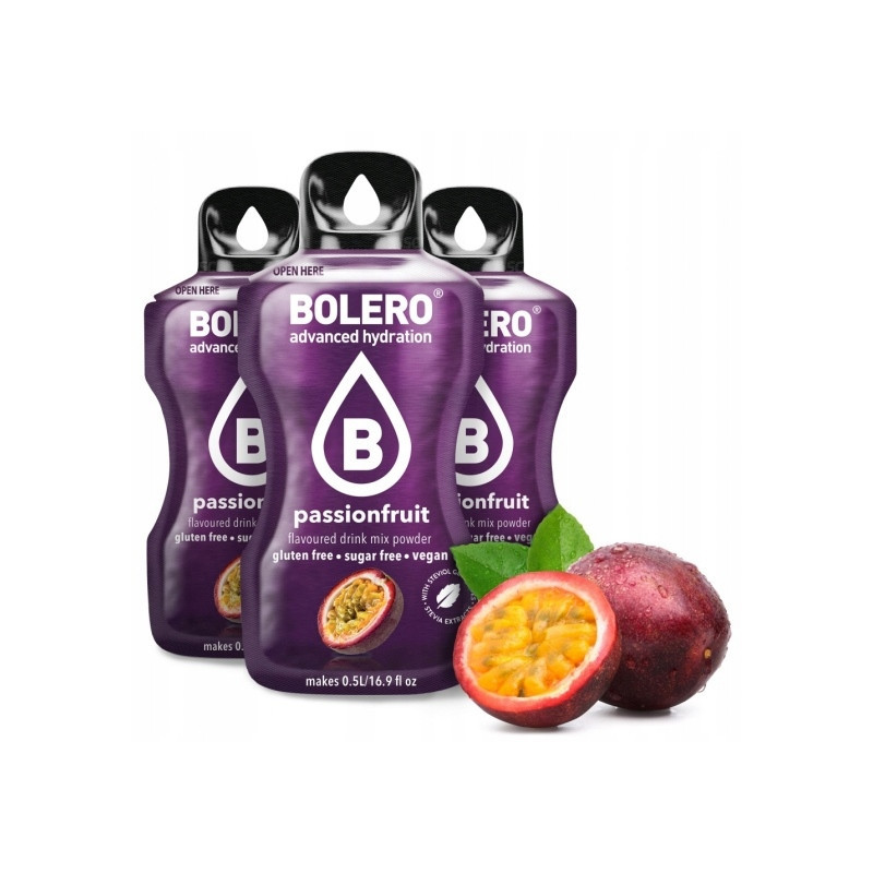 BOLERO DRINK w proszku PASSIONFRUIT MARAKUJA 12x3g