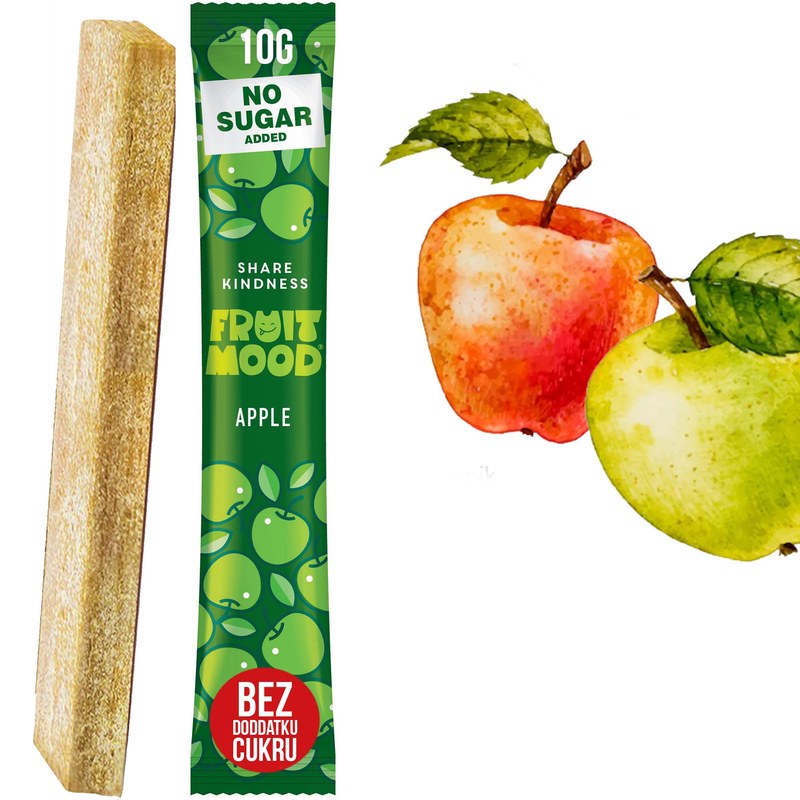 FRUIT MOOD batonik owocowy BEZ DODATKU CUKRU10g MIX 6