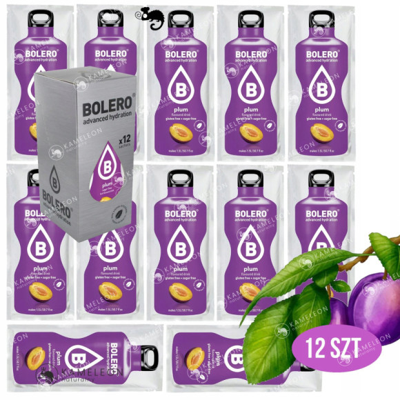 BOLERO DRINK w proszku PLUM śliwka ŚLIWKOWY 12x9g BOLERO DRINK w proszku PLUM śliwka ŚLIWKOWY 12x9g