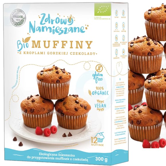 Zdrowo Namieszane BIO mieszanka do muffinów ciast