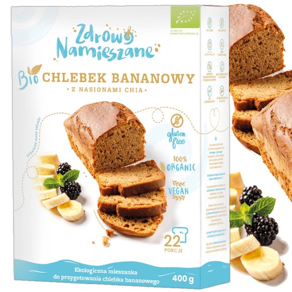 Zdrowo Namieszane BIO bezglutenowy MIX 4 mieszanek do ciast