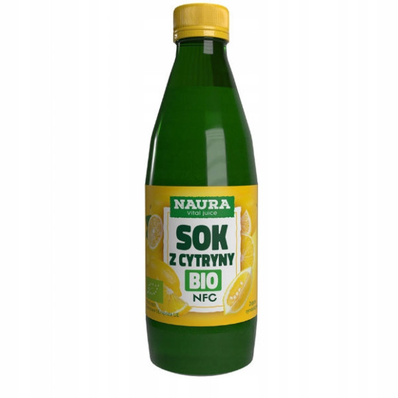 Ekologiczny eko SOK Z CYTRYN CYTRYNOWY CYTRYNA 100% NFC 250ml 0,25L NAURA Ekologiczny eko SOK Z CYTRYN CYTRYNOWY CYTRYNA 100% NFC 250ml 0,25L NAURA