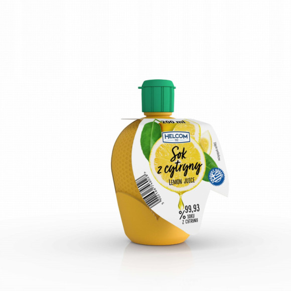 SOK Z CYTRYNY CYTRYNA do koktajli napojów drinków 99,9% 200ML 0,2L HELCOM SOK Z CYTRYNY CYTRYNA do koktajli napojów drinków 99,9% 200ML 0,2L HELCOM