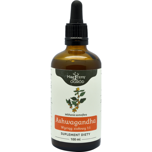 NANGA ASHWAGANDHA Witania Ospała PŁYN 100ml wsparcie STRES