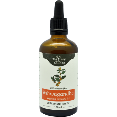 NANGA ASHWAGANDHA Witania Ospała PŁYN 100ml wsparcie STRES