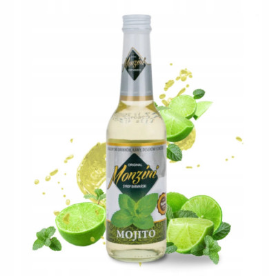 SYROP BARMAŃSKI MOJITO MIĘTOWY do drinków kawy deserów ciast 320ml MONZINI