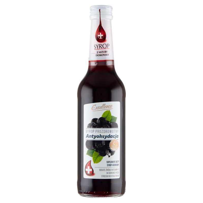 SYROP PROZDROWOTNY ANTYOKSYDACJA ARONIA +WITC SOK ARONIOWY 320ml EXCELLENCE
