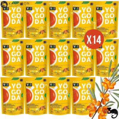 YOGODA MIESZANKA MIODOWO OWOCOWA do NAPOJÓW smak ROKITNIK 50g x14szt 0,7KG