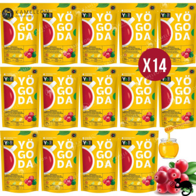 YOGODA MIESZANKA MIODOWO OWOCOWA do NAPOJÓW ŻURAWINA 50g x14szt 0,7KG