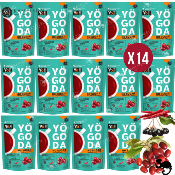YOGODA MIESZANKA OWOCOWA do zrobienia NAPOJÓW BEZ DODATKU CUKRU - DEREŃ 50g YOGODA MIESZANKA OWOCOWA do zrobienia NAPOJÓW BEZ DODATKU CUKRU - DEREŃ 50g