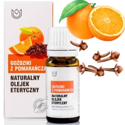 Naturalny OLEJEK ETERYCZNY GOŹDZIKI Z POMARAŃCZĄ GOŹDZIKOWY