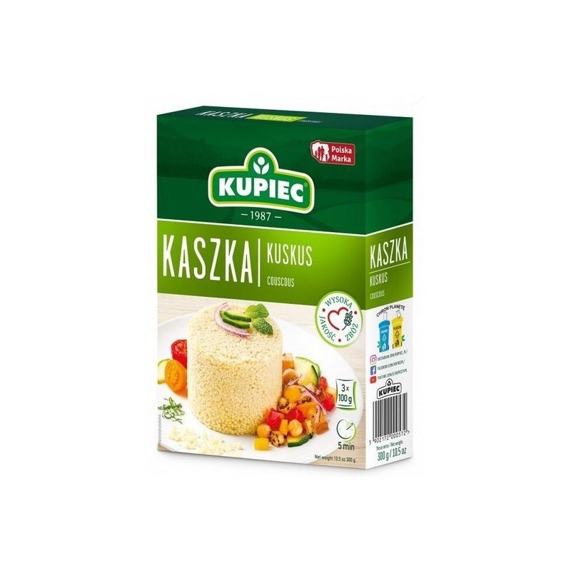 Kupiec KASZA KUSKUS 3 x 100g