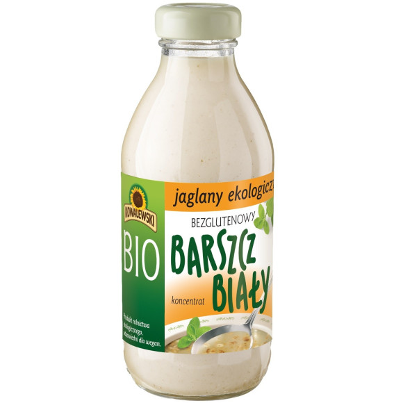 EKO Bio BARSZCZ BIAŁY JAGLANY BEZGLUTENOWY 320ML x6 na 5,5L zupy KOWALEWSKI EKO Bio BARSZCZ BIAŁY JAGLANY BEZGLUTENOWY 320ML x6 na 5,5L zupy KOWALEWSKI