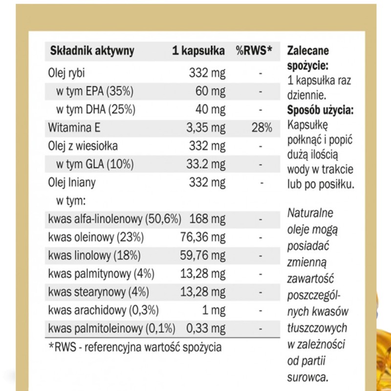 Yango OMEGA 369 60kapsułek
