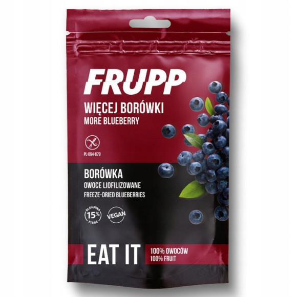 FRUPP Zdrowa BORÓWKA LIOFILIZOWANA 15g Celiko
