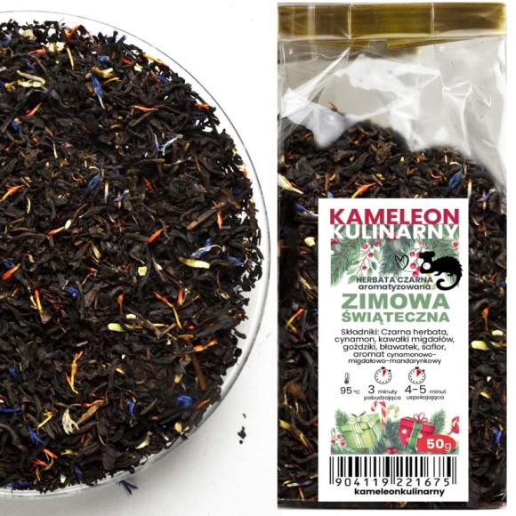 KAMELEON KULINARNY HERBATA CZARNA aromatyczna ZIMOWA