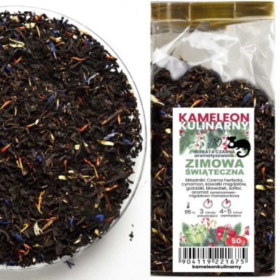 KAMELEON KULINARNY HERBATA CZARNA aromatyczna ZIMOWA