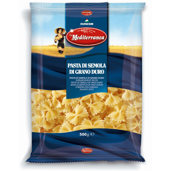 MAKARON KOKARDKI FARFALLE do zup sałatek sosów 500g 0,5KG MEDITERANEA MAKARON KOKARDKI FARFALLE do zup sałatek sosów 500g 0,5KG MEDITERANEA
