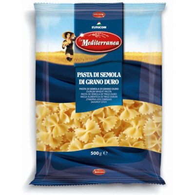 MAKARON KOKARDKI FARFALLE do zup sałatek sosów 500g 0,5KG MEDITERANEA