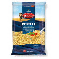 MAKARON ŚWIDERKI FUSILLI do zup sałatek sosów makaronu 500g MEDITERRANEA