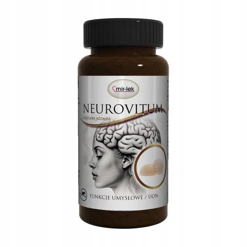 MIR-LEK NEUROVITUM z SOPLÓWKĄ JEŻOWATĄ 60k wsparcie MÓZG