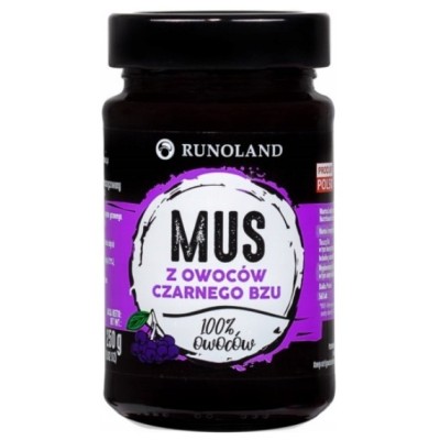 Runoland MUS z OWOCÓW CZARNEGO BZU  czarny bez 100% 250g