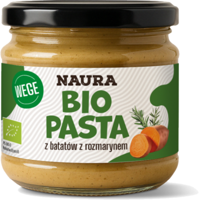 Naura eko BIO PASTA Z BATATÓW Z ROZMARYNEM wegańska pasta