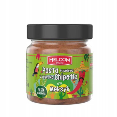 PASTA WEGE DO PIECZYWA FASOLOWA Z PAPRYKĄ CHIPOTLE ala MEKSYK 190g HELCOM
