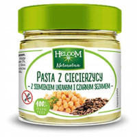 PASTA Z CIECIERZYCY Z SIEMIENIEM I SEZAMEM 190g d pieczywa makaronów HELCOM