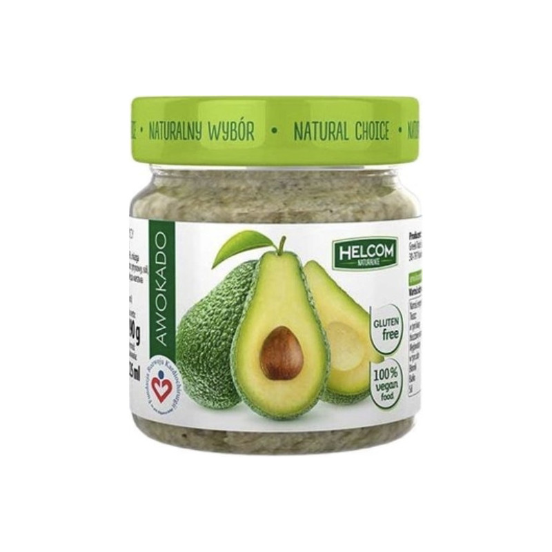 wegańska PASTA AWOKADO I JARMUŻ avocado słonecznik bez glutenu 180g HELCOM
