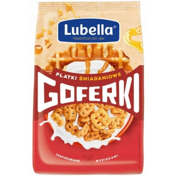 Lubella GOFERKI MAŚLANE płatki śniadaniowe 250g