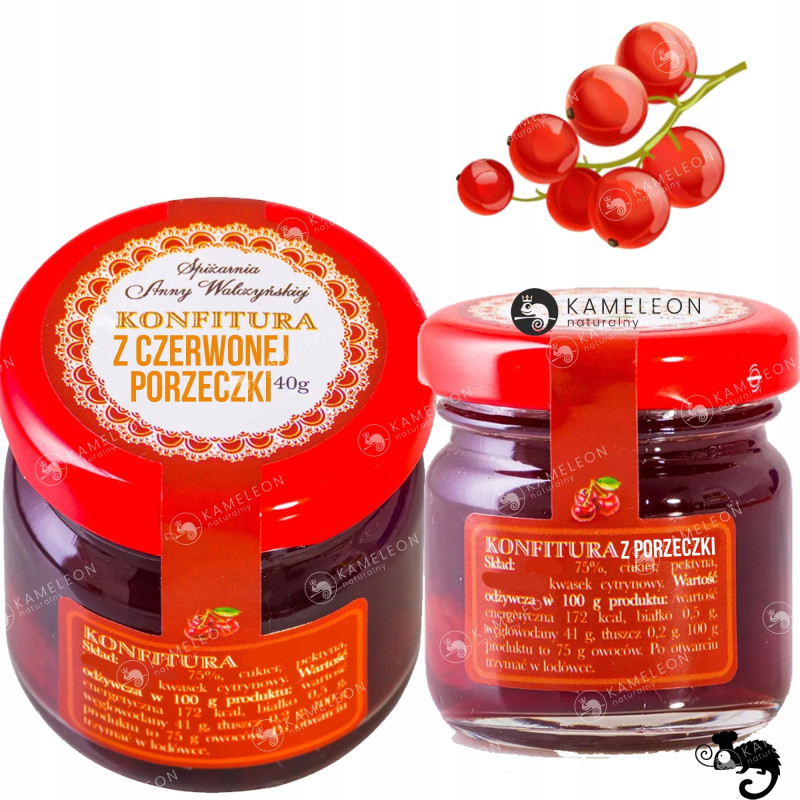 15x KONFITURA MARMOLADA DŻEM MUS POWIDŁA mix smaków MAŁY SŁOICZEK 40g 0,6KG