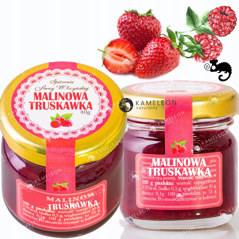 15x KONFITURA MARMOLADA DŻEM MUS POWIDŁA mix smaków MAŁY SŁOICZEK 40g 0,6KG