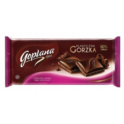 Goplana CZEKOLADA GORZKA 60% kakao KLASYCZNA 90g