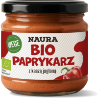 Naura eko BIO PAPRYKARZ Z KASZĄ JAGLANĄ wegańska pasta do