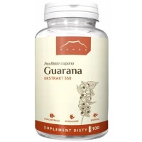 Nanga GUARANA 22% 550mg ekstrakt 100 kapsułek wsparcie