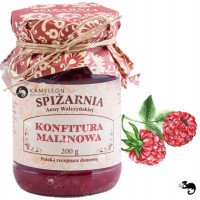 KONFITURA MALINOWA Z MALIN 75% MALINY DŻEM 200g 0,2KG SPIŻARNIA Anny