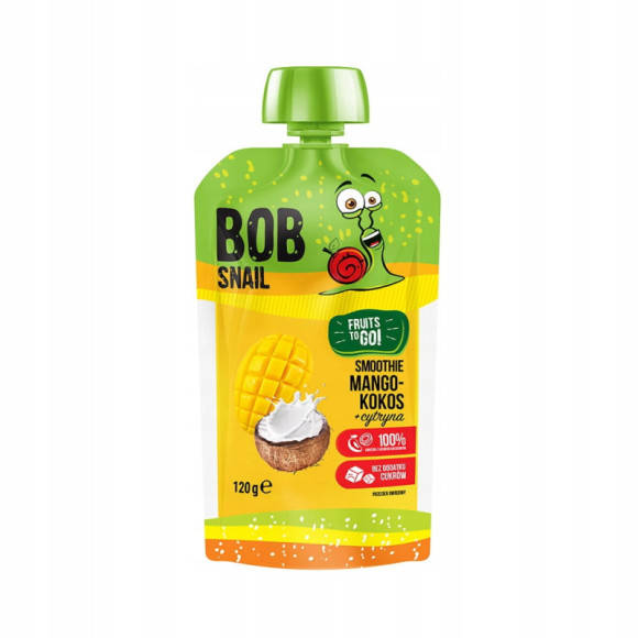 BOB SNAIL MUS smoothie MANGO KOKOS CYTRYNA 120g