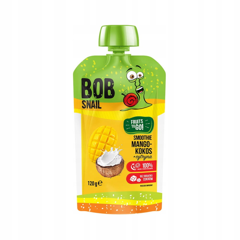 BOB SNAIL MUS smoothie MANGO KOKOS CYTRYNA 120g